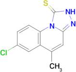 7-chloro-5-methyl-1H,2H-[1,2,4]triazolo[4,3-a]quinoline-1-thione