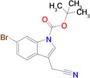 tert-Butyl 6-bromo-3-(cyanomethyl)-1H-indole-1-carboxylate