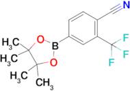 4-(4,4,5,5-Tetramethyl-1,3,2-dioxaborolan-2-yl)-2-(trifluoromethyl)benzonitrile