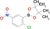 2-(2-Chloro-5-nitrophenyl)-4,4,5,5-tetramethyl-1,3,2-dioxaborolane