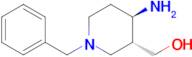 ((3R,4R)-4-amino-1-benzylpiperidin-3-yl)methanol