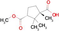 (1S,3R)-3-(Methoxycarbonyl)-1,2,2-trimethylcyclopentanecarboxylic acid