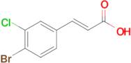 (E)-3-(4-Bromo-3-chlorophenyl)acrylic acid