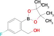 (5-Fluoro-2-(4,4,5,5-tetramethyl-1,3,2-dioxaborolan-2-yl)phenyl)methanol