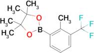 4,4,5,5-Tetramethyl-2-(2-methyl-3-(trifluoromethyl)phenyl)-1,3,2-dioxaborolane