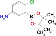 4-Chloro-3-(4,4,5,5-tetramethyl-1,3,2-dioxaborolan-2-yl)aniline