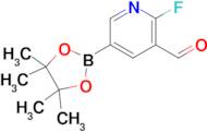 2-Fluoro-5-(4,4,5,5-tetramethyl-1,3,2-dioxaborolan-2-yl)nicotinaldehyde