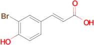 (E)-3-(3-Bromo-4-hydroxyphenyl)acrylic acid