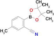 5-Methyl-2-(4,4,5,5-tetramethyl-1,3,2-dioxaborolan-2-yl)benzonitrile