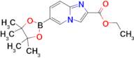 Ethyl 6-(4,4,5,5-tetramethyl-1,3,2-dioxaborolan-2-yl)imidazo[1,2-a]pyridine-2-carboxylate