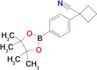 1-(4-(4,4,5,5-Tetramethyl-1,3,2-dioxaborolan-2-yl)phenyl)cyclobutanecarbonitrile