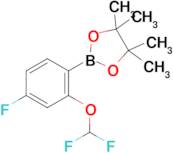 2-(2-(Difluoromethoxy)-4-fluorophenyl)-4,4,5,5-tetramethyl-1,3,2-dioxaborolane