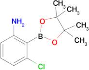 3-Chloro-2-(4,4,5,5-tetramethyl-1,3,2-dioxaborolan-2-yl)aniline