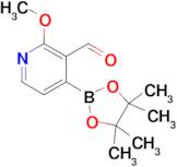 2-Methoxy-4-(4,4,5,5-tetramethyl-1,3,2-dioxaborolan-2-yl)nicotinaldehyde