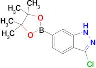 3-Chloro-6-(4,4,5,5-tetramethyl-1,3,2-dioxaborolan-2-yl)-1H-indazole