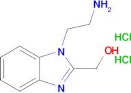 (1-(2-Aminoethyl)-1H-benzo[d]imidazol-2-yl)methanol dihydrochloride