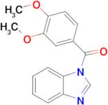 (1H-benzo[d]imidazol-1-yl)(3,4-dimethoxyphenyl)methanone
