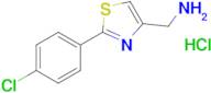 (2-(4-Chlorophenyl)thiazol-4-yl)methanamine hydrochloride