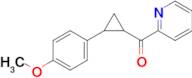 (2-(4-Methoxyphenyl)cyclopropyl)(pyridin-2-yl)methanone