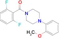 (2,6-Difluorophenyl)(4-(2-methoxyphenyl)piperazin-1-yl)methanone