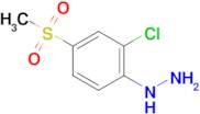 (2-Chloro-4-(methylsulfonyl)phenyl)hydrazine