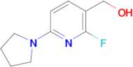 (2-Fluoro-6-(pyrrolidin-1-yl)pyridin-3-yl)methanol