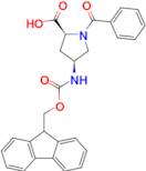 (2S,4S)-4-((((9H-fluoren-9-yl)methoxy)carbonyl)amino)-1-benzoylpyrrolidine-2-carboxylic acid