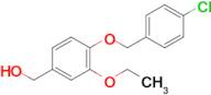 (4-((4-Chlorobenzyl)oxy)-3-ethoxyphenyl)methanol