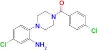 (4-(2-Amino-4-chlorophenyl)piperazin-1-yl)(4-chlorophenyl)methanone