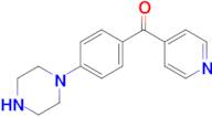 (4-(Piperazin-1-yl)phenyl)(pyridin-4-yl)methanone