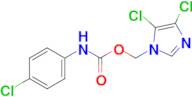 (4,5-Dichloro-1H-imidazol-1-yl)methyl (4-chlorophenyl)carbamate
