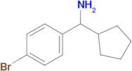 (4-Bromophenyl)(cyclopentyl)methanamine