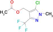 (5-Chloro-1-methyl-3-(trifluoromethyl)-1H-pyrazol-4-yl)methyl acetate