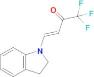 (E)-1,1,1-trifluoro-4-(indolin-1-yl)but-3-en-2-one