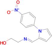 (E)-2-(((1-(4-nitrophenyl)-1H-pyrrol-2-yl)methylene)amino)ethan-1-ol