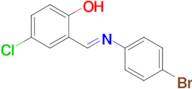 (E)-2-(((4-bromophenyl)imino)methyl)-4-chlorophenol