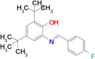 (E)-2,4-di-tert-butyl-6-((4-fluorobenzylidene)amino)phenol