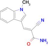 (E)-2-cyano-3-(1-methyl-1H-indol-3-yl)acrylamide