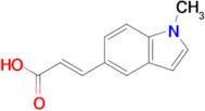 (E)-3-(1-methyl-1H-indol-5-yl)acrylic acid