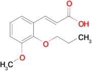 (E)-3-(3-methoxy-2-propoxyphenyl)acrylic acid