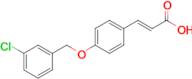 (E)-3-(4-((3-chlorobenzyl)oxy)phenyl)acrylic acid