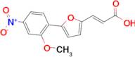 (E)-3-(5-(2-methoxy-4-nitrophenyl)furan-2-yl)acrylic acid