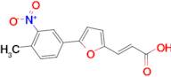 (E)-3-(5-(4-methyl-3-nitrophenyl)furan-2-yl)acrylic acid