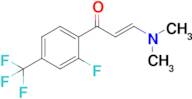 (E)-3-(dimethylamino)-1-(2-fluoro-4-(trifluoromethyl)phenyl)prop-2-en-1-one