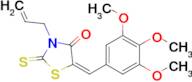 (E)-3-allyl-2-thioxo-5-(3,4,5-trimethoxybenzylidene)thiazolidin-4-one