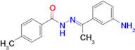 (E)-N'-(1-(3-aminophenyl)ethylidene)-4-methylbenzohydrazide