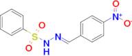 (E)-N'-(4-nitrobenzylidene)benzenesulfonohydrazide