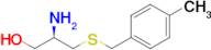 (R)-2-amino-3-((4-methylbenzyl)thio)propan-1-ol