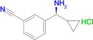 (S)-3-(amino(cyclopropyl)methyl)benzonitrile hydrochloride
