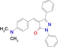 (Z)-4-(4-(dimethylamino)benzylidene)-2,5-diphenyl-2,4-dihydro-3H-pyrazol-3-one